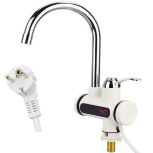 Magán: LCD kijelzős vízmelegítő csaptelep 3 típusban-függőleges, alsó csatlakozás