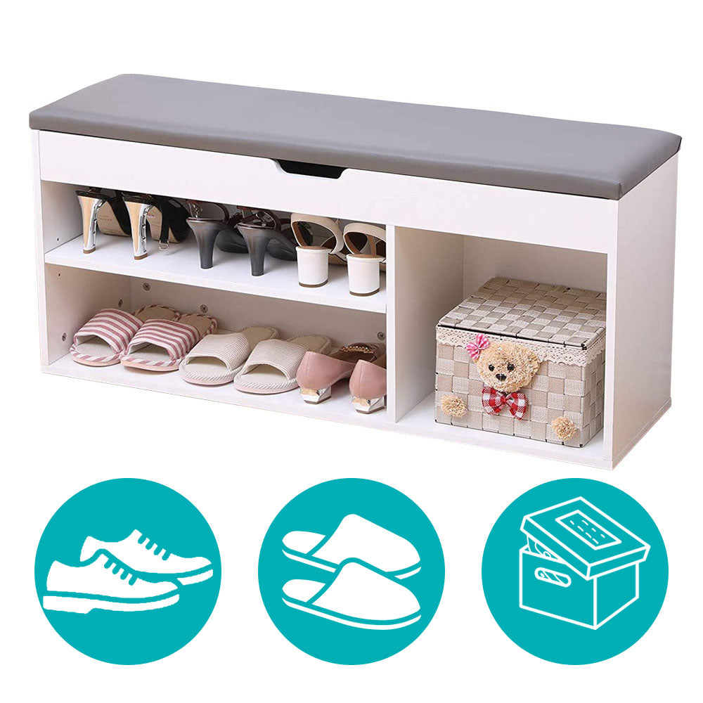 Magán: Cipőtároló pad párnázott üléssel