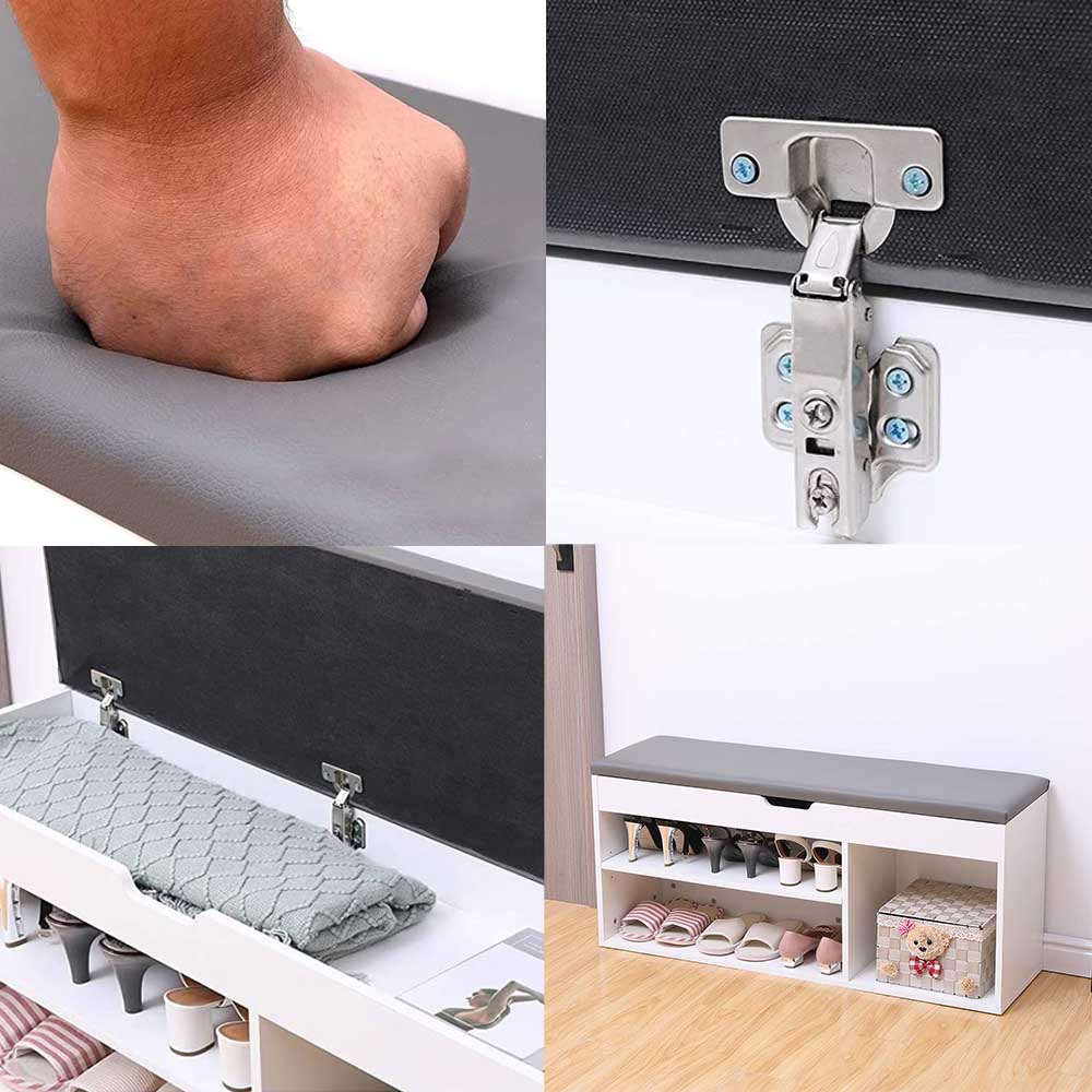 Magán: Cipőtároló pad párnázott üléssel