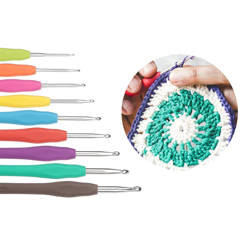 Magán: Horgoló készlet felakasztható táskában