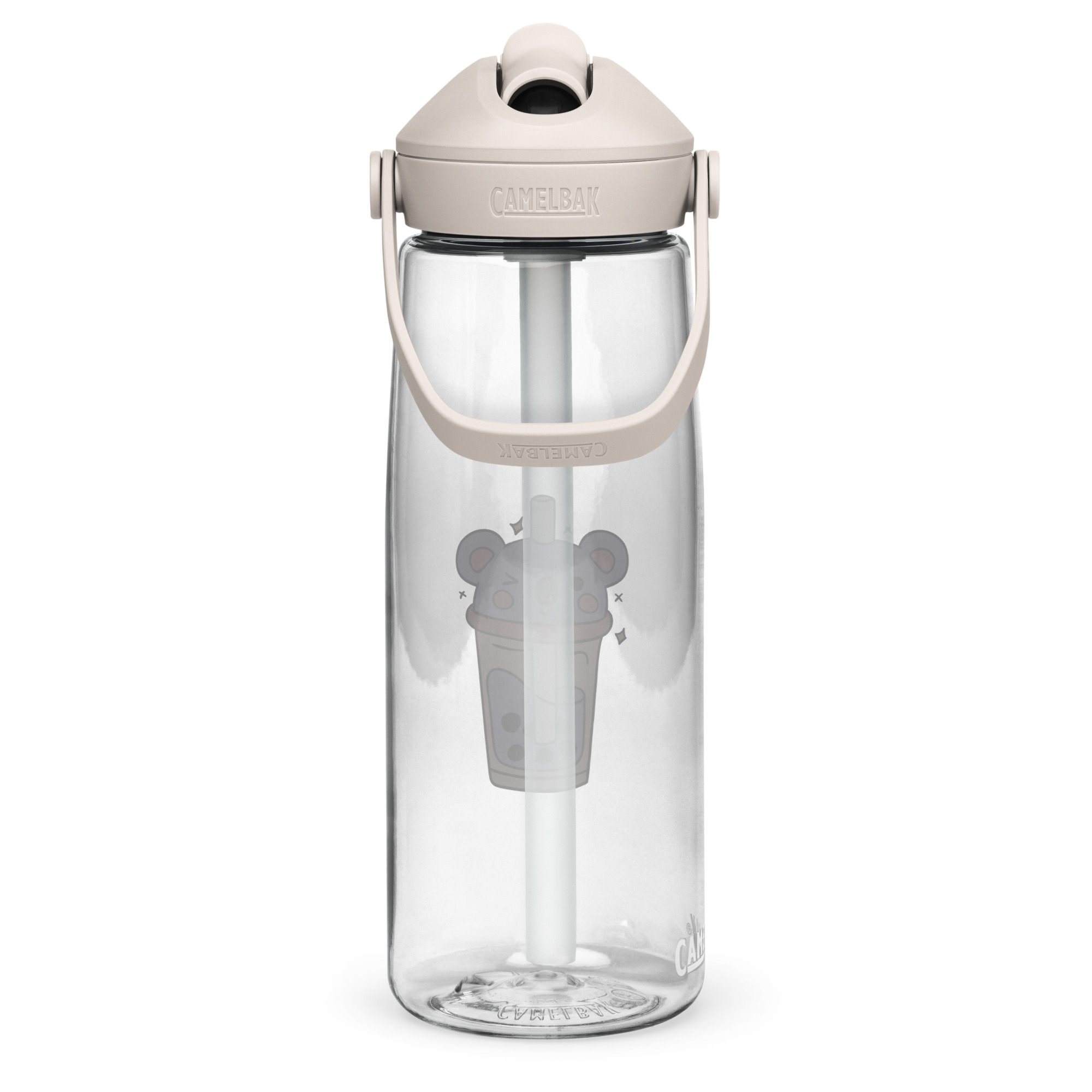 Magán: Flip straw water bottle