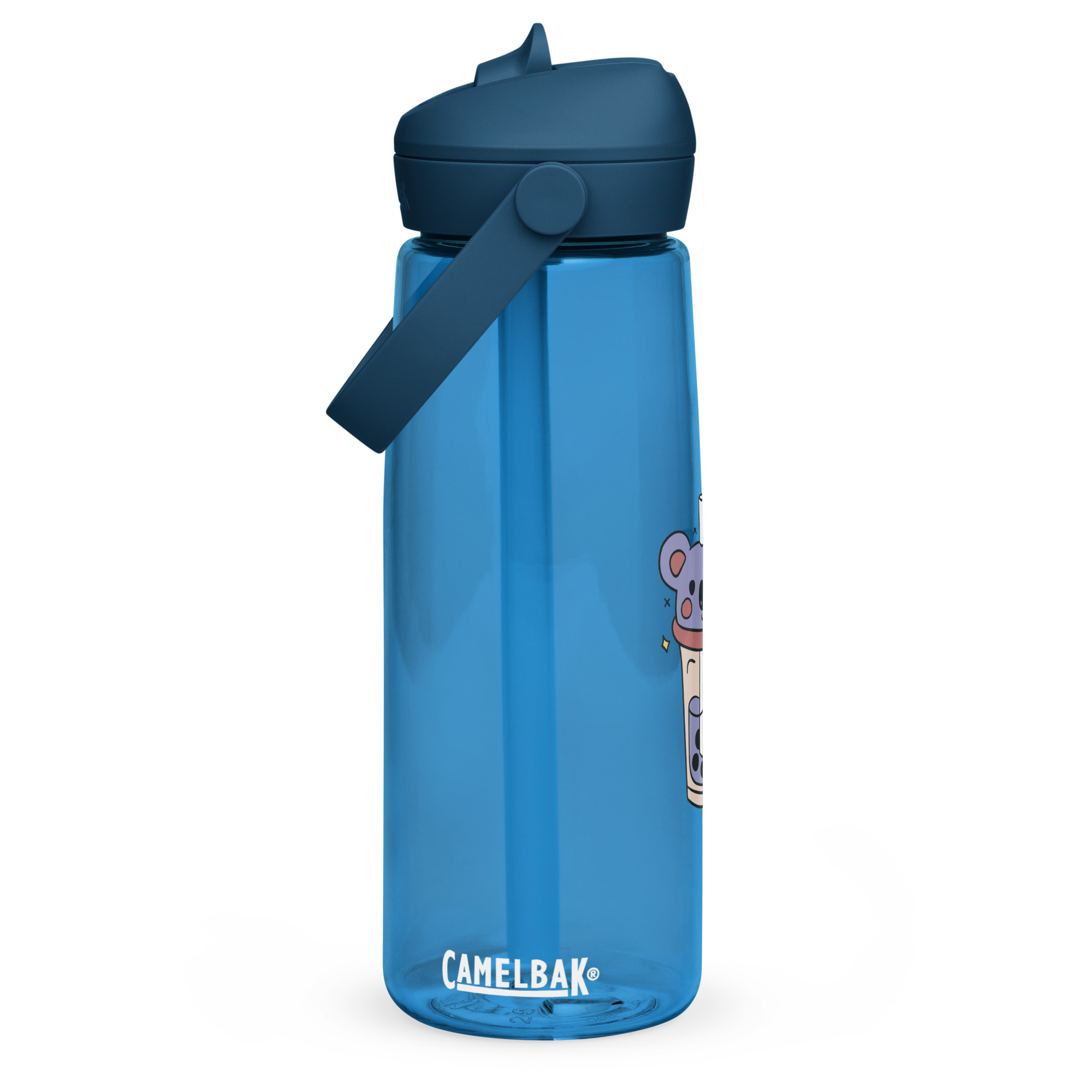Magán: Flip straw water bottle