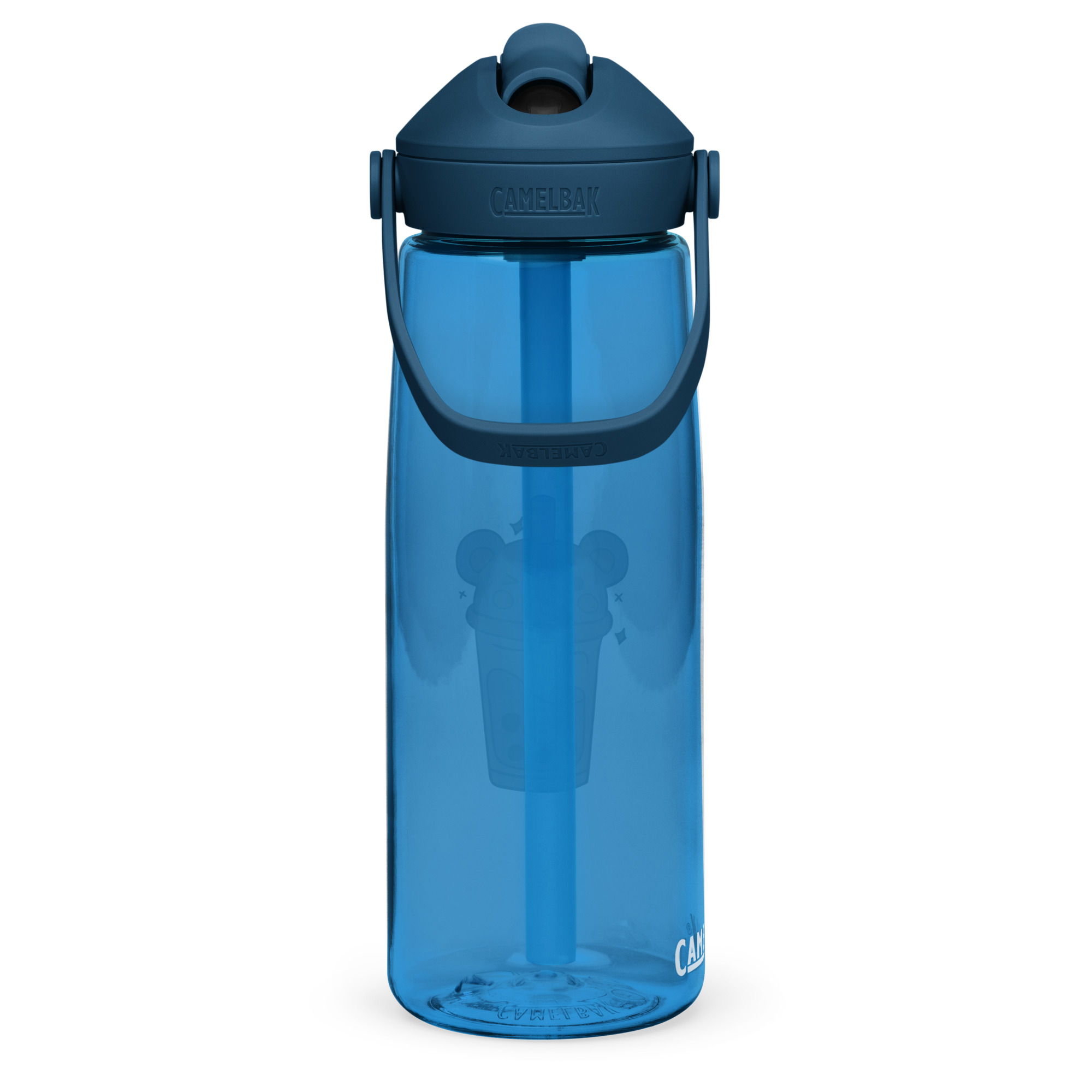Magán: Flip straw water bottle