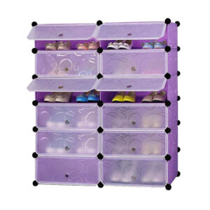 Magán: Műanyag elemes cipőtároló szekrény, több színben- lila