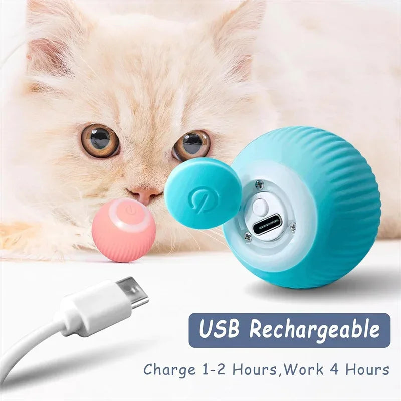 Magán: Electric Rolling Cat Toy Ball