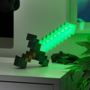 Magán: Minecraft falra szerelhető 3D kard hangulatvilágítás