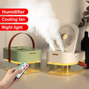 Magán: Portable Cooling and Humidifying Fan with Night Light
