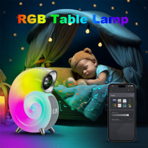 Magán: Versatile Sound and Light Table Lamp