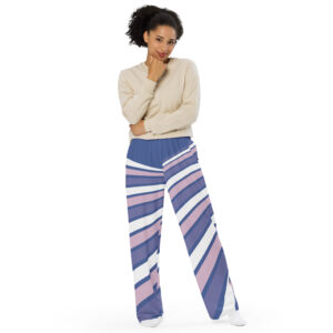 Magán: All-over print unisex wide-leg pants