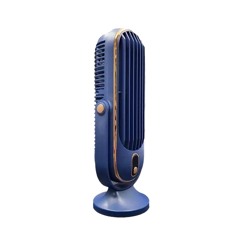 Magán: Large Battery Dual Motor Portable Fan – Blue
