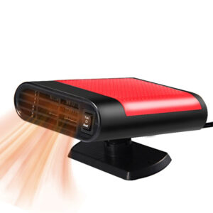 Magán: Electric Car Heater Cooling Fan  Windshield Defogger Demister Red