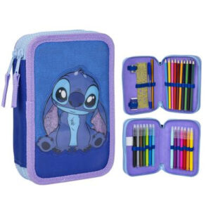 Magán: Stitch filled double pen holder