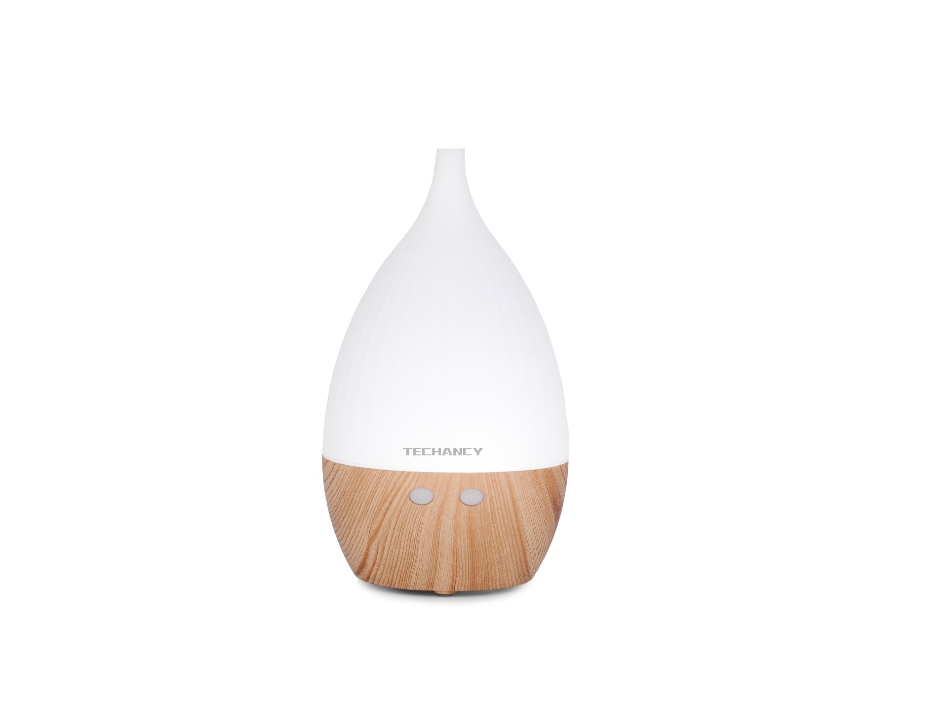 Magán: Difusor de aromaterapia Techancy, LD3913, com função de humidificação, branco + grão de madeira