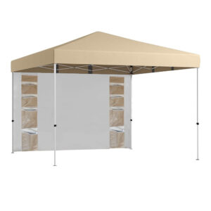 Magán: Pavilon hátfallal, zsebekkel 3x3x2,8 m, bézs
