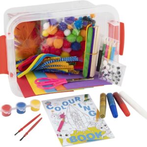 Magán: Creative craft group craft box with various craft materials, 240 pcs.
