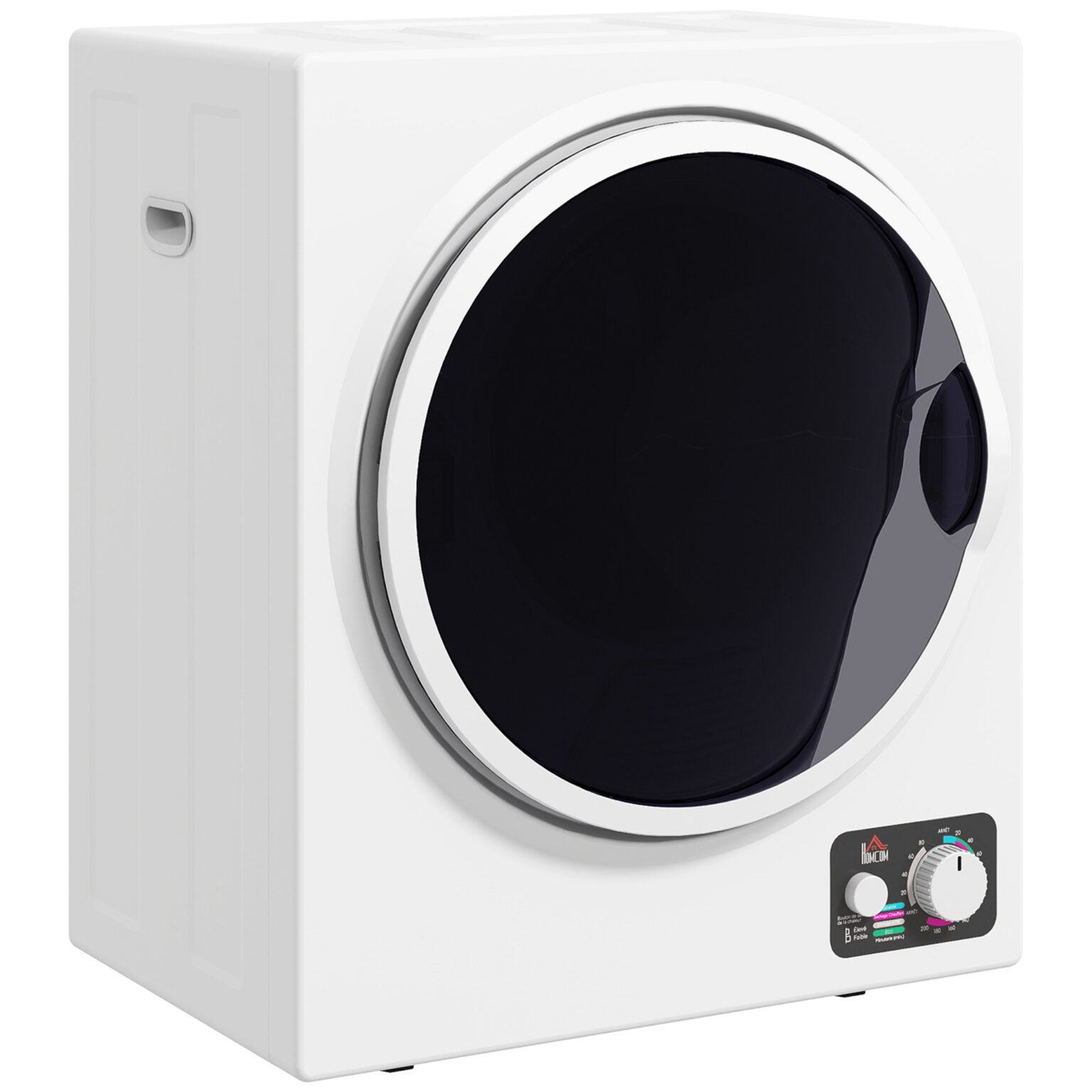 Magán: Sèche-Linge électrique portable 850W, capacité 33L 4 modes de fonctionnement, acier inoxydable, 49L x 40,5l x 60H cm