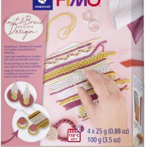 Magán: Fimo how-to-create set “knit braid design”