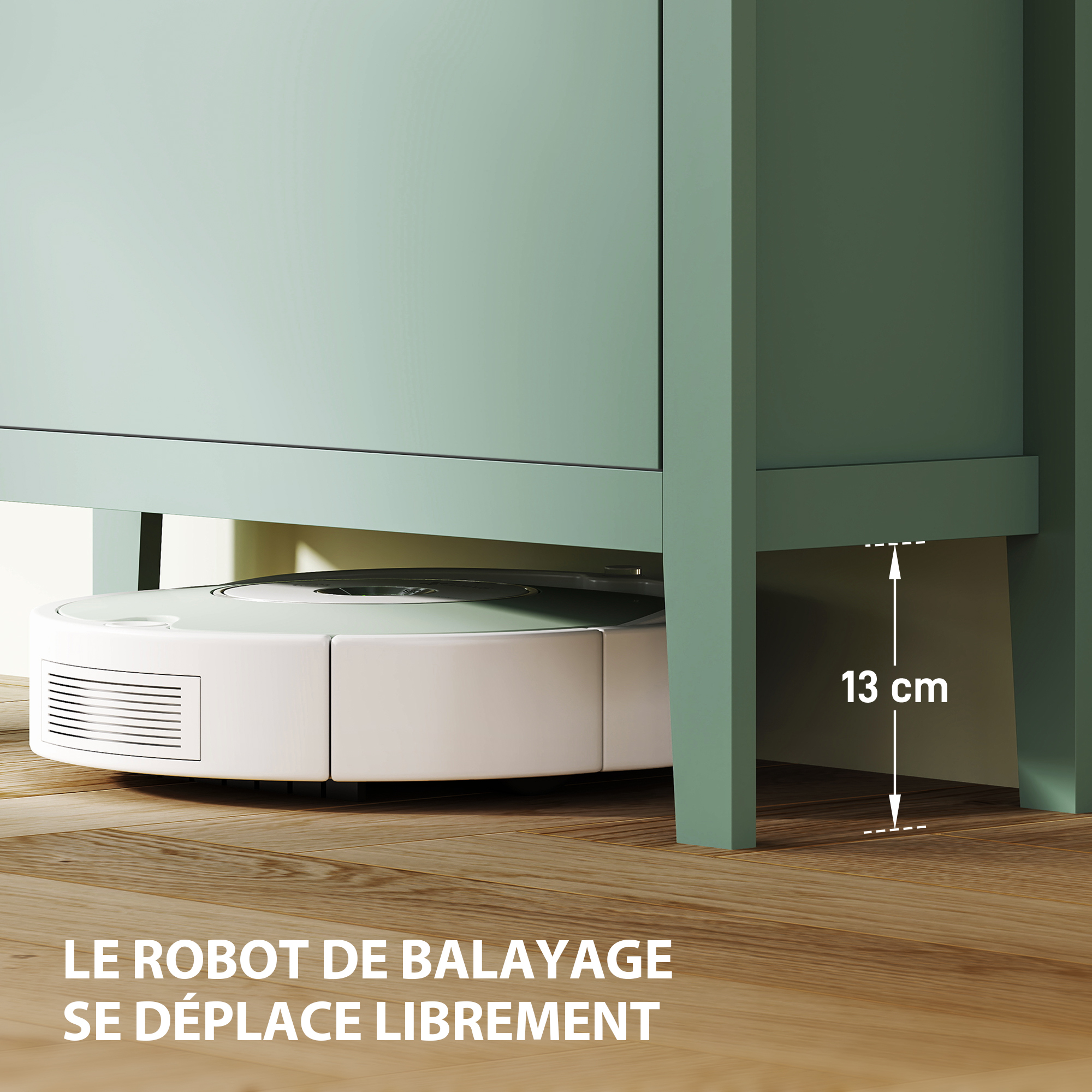 Magán: Meuble à chaussures 14 paires, armoire à chaussures avec 2 tiroirs rabattables, étagères amovibles et réglables, vert