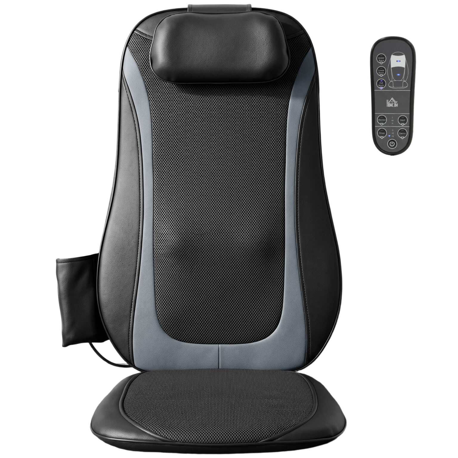 Magán: Masseur Dorsal Chauffant, Fauteuil de Massage Tissulaire Profond Vibration 3 Niveaux, Coussin de Massage