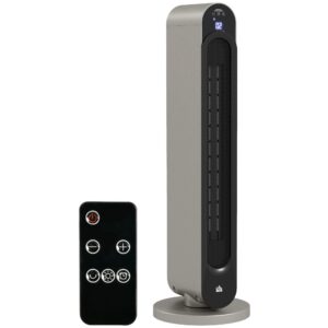 Magán: Chauffage soufflant oscillant 1100/2200 W – mini radiateur céramique PTC – télécommande incluse – chauffage d’appoint