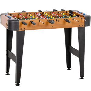 Magán: Baby-foot 92 cm, 22 joueurs, 2 balles, compteurs manuels, poignées antidérapantes, marron