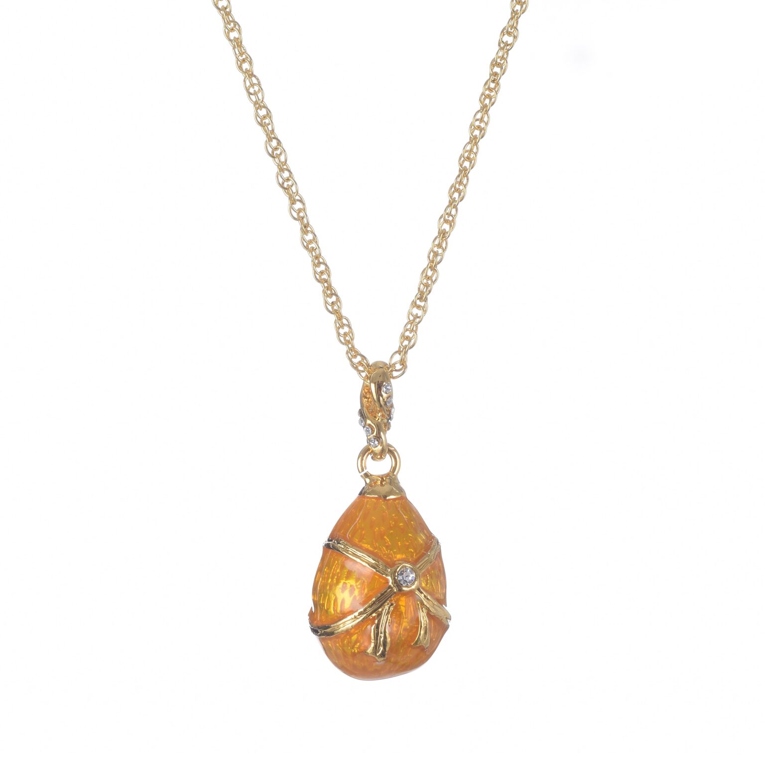 Magán: Pink Egg Pendant Necklace