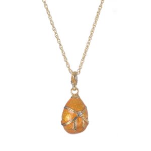 Magán: Pink Egg Pendant Necklace