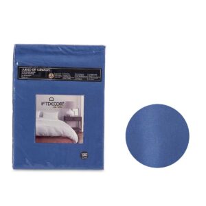 Magán: Bedding set Gift Decor Blue Double 3 Pieces